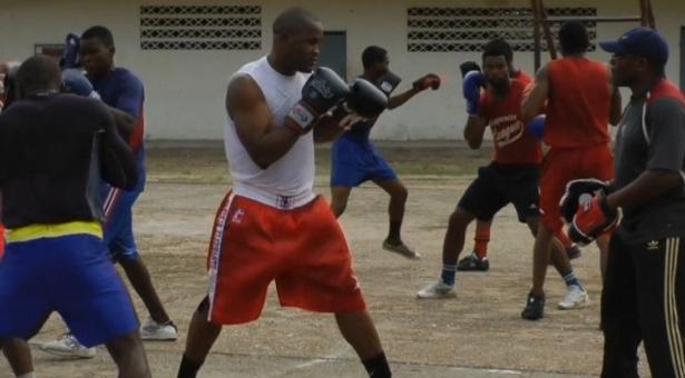 Nigeria Boxers in Camp